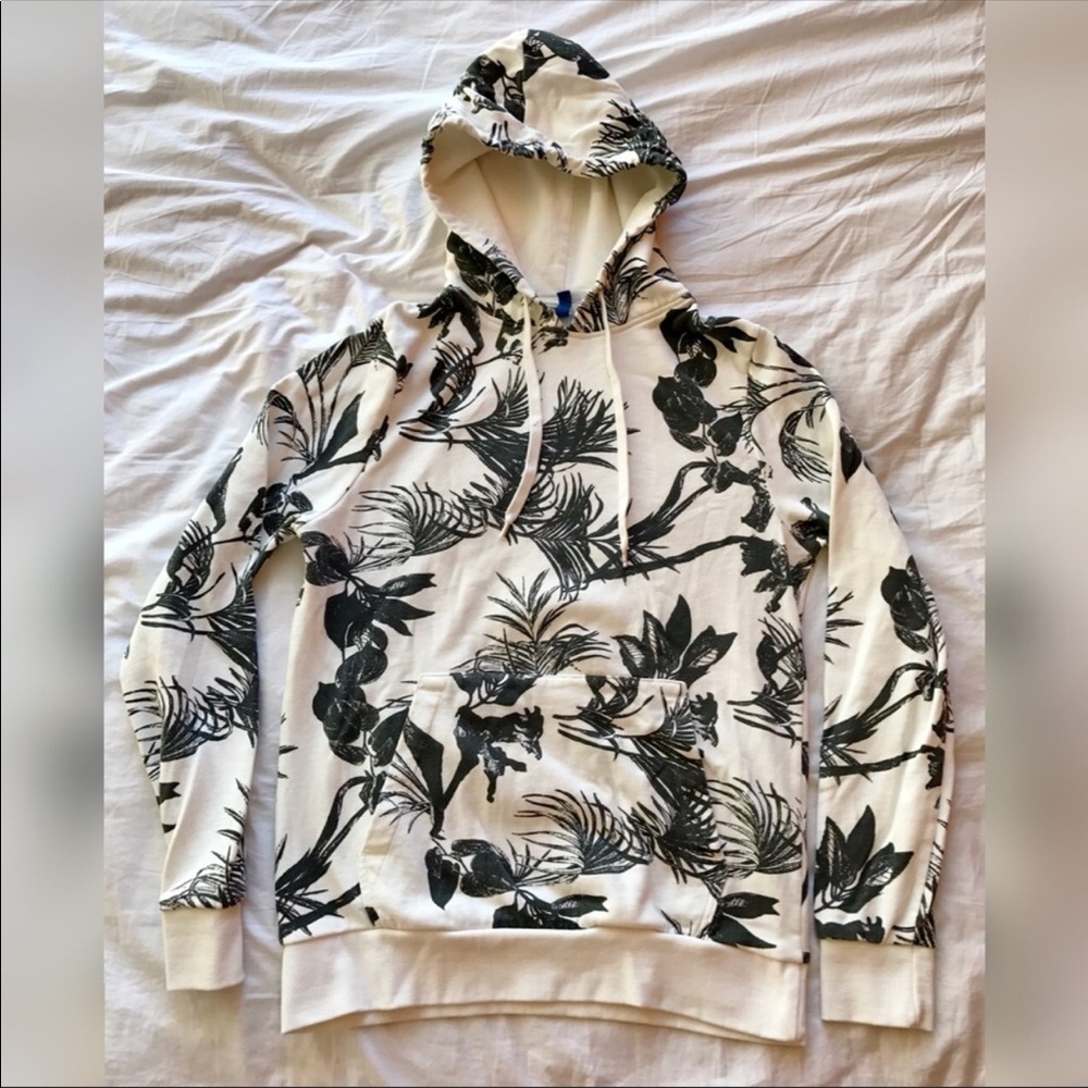 H&M Floral Jacket with Hoodie